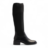 Europeon Union Women Black Leather Boot #3187